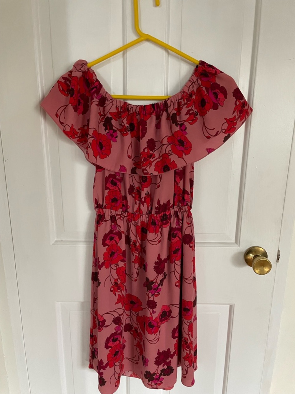 Wilfred Pink and Red Floral Dress